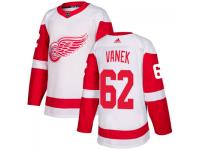 Youth Detroit Red Wings #62 Thomas Vanek adidas White Authentic Jersey