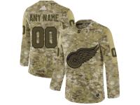 Youth Detroit Red Wings Adidas Customized Limited 2019 Camo Salute to Service Jersey