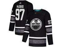 Youth Edmonton Oilers #97 Connor McDavid Adidas Black Authentic 2019 All-Star NHL Jersey