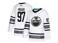 Youth Edmonton Oilers #97 Connor McDavid Adidas White Authentic 2019 All-Star NHL Jersey