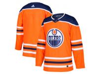 Youth Edmonton Oilers adidas Orange Home Authentic Blank Jersey