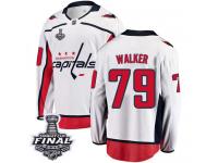 Youth Fanatics Branded Washington Capitals #79 Nathan Walker White Away Breakaway 2018 Stanley Cup Final NHL Jersey