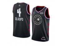 Youth Indiana Pacers #4 Black Victor Oladipo 2019 All-Star Game Swingman Finished Jersey Men's