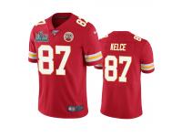 Youth Kansas City Chiefs Travis Kelce Red Super Bowl LIV Vapor Limited Jersey 100th