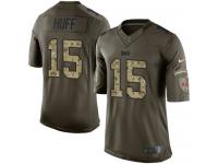 Youth Limited Josh Huff #15 Nike Green Jersey - NFL Tampa Bay Buccaneers Salute to Service