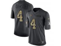 Youth Limited Phil Dawson Black Jersey 2016 Salute To Service #4 NFL San Francisco 49ers Nike