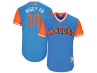 Youth Miami Marlins Miguel Rojas Miggy-Ro Majestic Blue 2017 Players Weekend Jersey