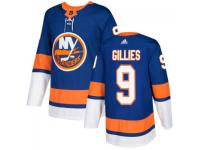 Youth New York Islanders #9 Clark Gillies adidas Royal Authentic Jersey