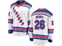 Youth New York Rangers #26 Jimmy Vesey White Away Breakaway NHL Jersey