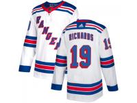 Youth New York Rangers adidas #19 Brad Richards White Authentic Jersey
