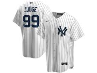 Youth New York Yankees Aaron Judge Nike White Home 2020 Player Jersey