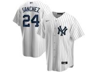 Youth New York Yankees Gary Sanchez Nike White Home 2020 Player Jersey
