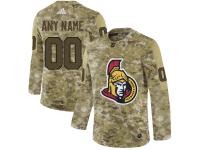 Youth NHL Adidas Ottawa Senators Customized Limited Camo Salute to Service Jersey