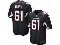Youth Nike Arizona Cardinals #61 Jonathan Cooper Limited Black Alternate NFL Jersey