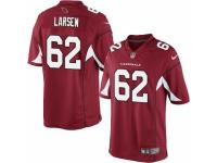Youth Nike Arizona Cardinals #62 Ted Larsen Limited Red Team Color NFL Jersey