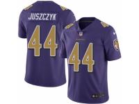 Youth Nike Baltimore Ravens #44 Kyle Juszczyk Limited Purple Rush NFL Jersey