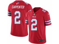 Youth Nike Buffalo Bills #2 Dan Carpenter Limited Red Rush NFL Jersey