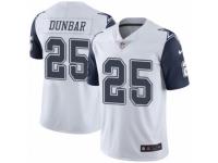 Youth Nike Dallas Cowboys #25 Lance Dunbar Limited White Rush NFL Jersey