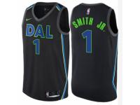 Youth Nike Dallas Mavericks #1 Dennis Smith Jr.  Black NBA Jersey - City Edition