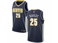 Youth Nike Denver Nuggets #25 Malik Beasley Navy Blue Road NBA Jersey - Icon Edition