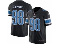 Youth Nike Detroit Lions #98 Devin Taylor Limited Black Rush NFL Jersey
