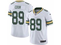 Youth Nike Green Bay Packers #89 Jared Cook Limited White Rush NFL Jersey