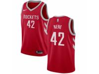 Youth Nike Houston Rockets #42 Nene  Red Road NBA Jersey - Icon Edition