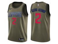 Youth Nike Los Angeles Clippers #2 Shai Gilgeous-Alexander Swingman Green Salute to Service NBA Jersey