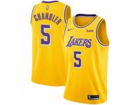 Youth Nike Los Angeles Lakers #5 Tyson Chandler  Gold NBA Jersey - Icon Edition