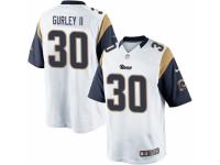 Youth Nike Los Angeles Rams #30 Todd Gurley Limited White NFL Jersey