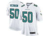 Youth Nike Miami Dolphins #50 Olivier Vernon Limited White NFL Jersey