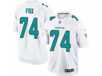 Youth Nike Miami Dolphins #74 Jason Fox Limited White NFL Jersey