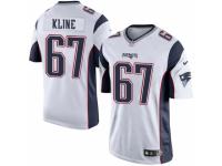 Youth Nike New England Patriots #67 Josh Kline White NFL Jersey