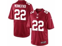Youth Nike New York Giants #22 Brandon Meriweather Red Alternate NFL Jersey