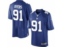 Youth Nike New York Giants #91 Robert Ayers Limited Royal Blue Team Color NFL Jersey