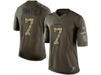 Youth Nike New York Jets #7 Geno Smith Limited Green Salute to Service NFL Jersey
