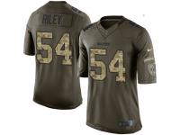 Youth Nike Oakland Raiders #54 Perry Riley Limited Green Salute to Service NFL Jersey