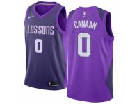 Youth Nike Phoenix Suns #0 Isaiah Canaan  Purple NBA Jersey - City Edition