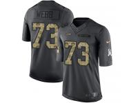 Youth Nike Seattle Seahawks #73 J'Marcus Webb Limited Black 2016 Salute to Service NFL