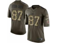 Youth Nike Tampa Bay Buccaneers #87 Austin Seferian-Jenkins Limited Green Salute to Service NFL Jersey