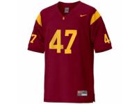 Youth Nike USC Trojans #47 Clay Matthews Red Authentic NCAA Jersey