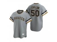 Youth Pittsburgh Pirates Jameson Taillon Nike Gray Cooperstown Collection Road Jersey