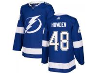 Youth Tampa Bay Lightning #48 Brett Howden adidas Blue Authentic Jersey