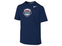 Youth Team USA Basketball Nike Legend Performance T-Shirt Navy