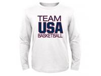 Youth Team USA Basketball Pride Long Sleeves T-Shirt White