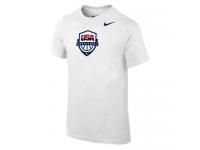 Youth Team USA Nike Baskeball Core T-Shirt White
