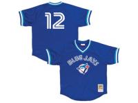 Youth Toronto Blue Jays Roberto Alomar Mitchell & Ness Royal Cooperstown Collection Mesh Batting Practice Jersey