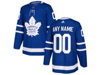 Youth Toronto Maple Leafs adidas Blue Authentic Custom Jersey