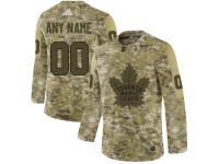 Youth Toronto Maple Leafs Adidas Customized Limited 2019 Camo Salute to Service Jersey