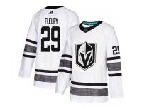 Youth Vegas Golden Knights #29 Marc-Andre Fleury Adidas White Authentic 2019 All-Star NHL Jersey